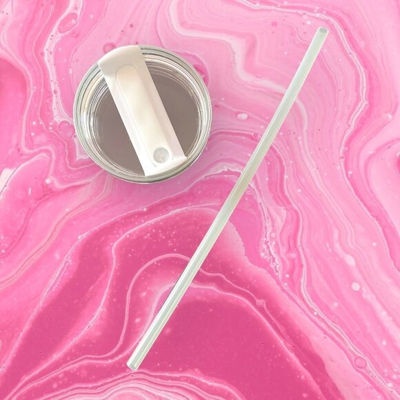 Replacement Lid + Straw Compatible with Stanley 40oz Quencher Travel Tumbler Cup - Picture 4 of 4